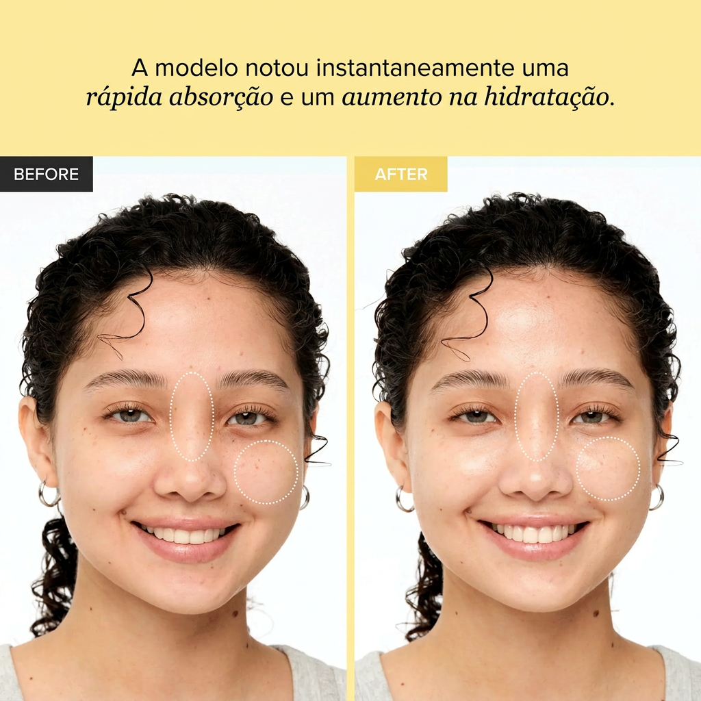 Sérum Glow para refinar os poros: Própolis + Niacinamida