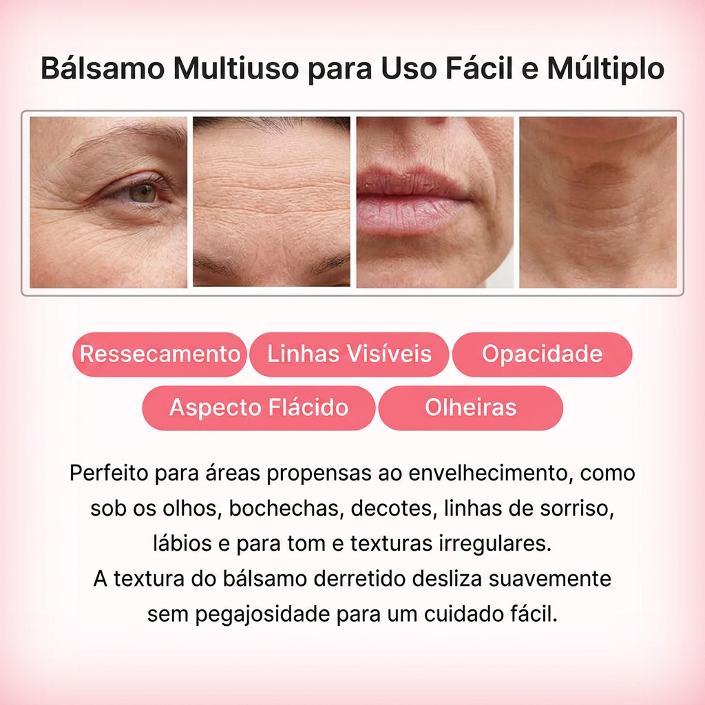 Bálsamo anti-idade: Elimine todas as rugas e marcas de expressão
