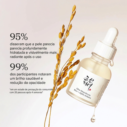 Serum para combate de manchas escuras: Arroz + Alfa-Arbutina